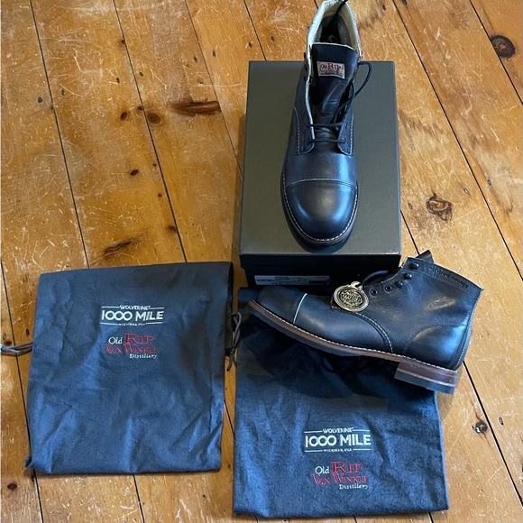 Wolverine 1000 Mile Boots X Rip Van Winkle II - 10.5D New In Box - Never Worn! - Picture 5 of 15